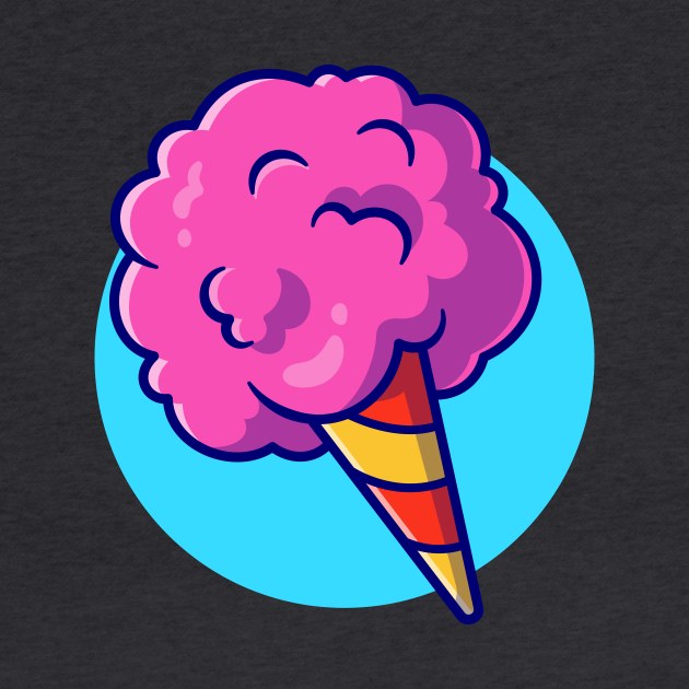 Cotton Candy Floss Cartoon by Catalyst Labs